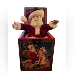 St. Nicholas c1910 Musical Jack-in-the-Box